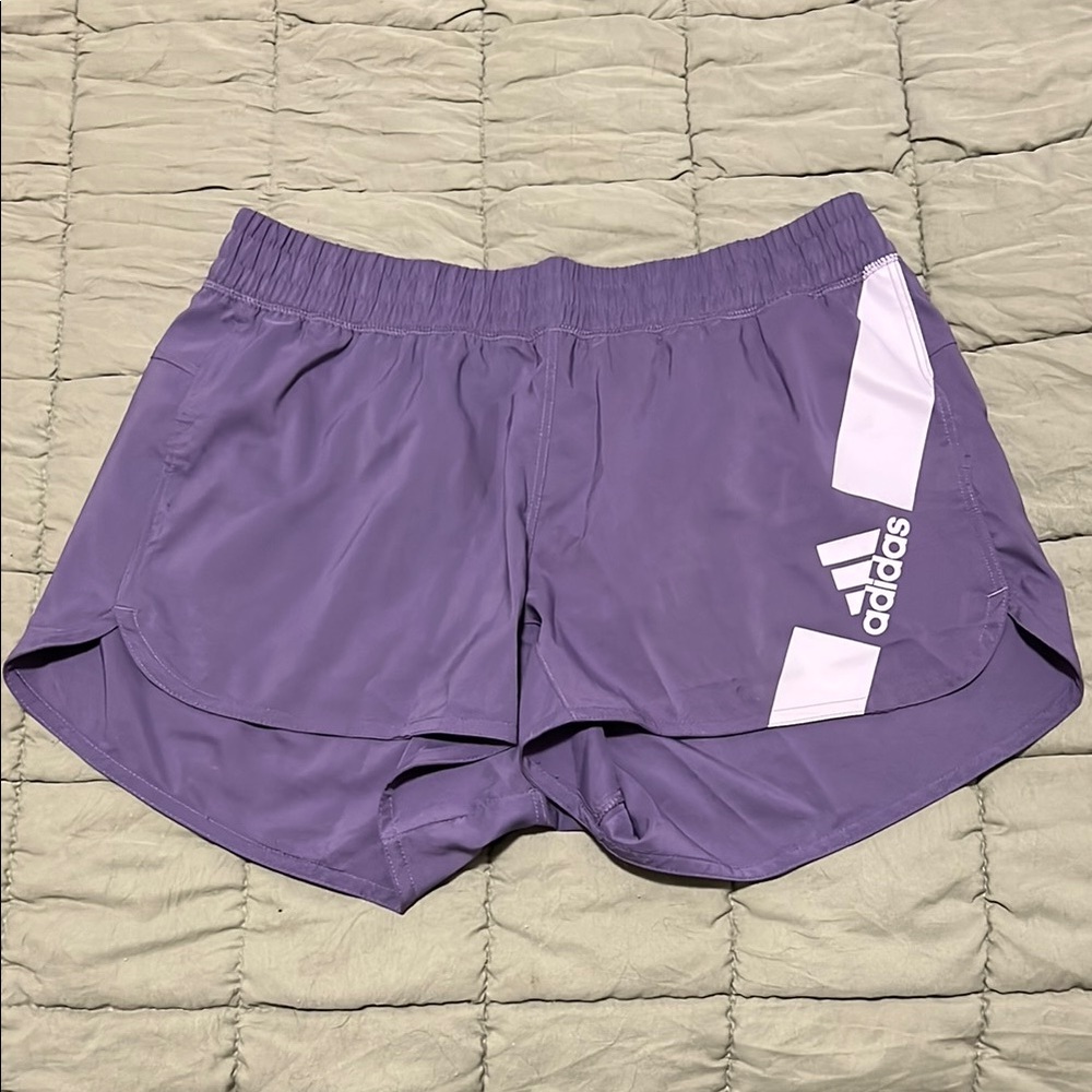 Adidas Purple Athletic Shorts